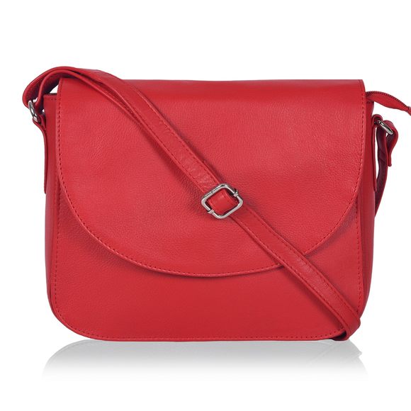 Genuine Leather Shoulder Crossbody Purse With Adjustable Strap, T_T - Picture 1 of 8